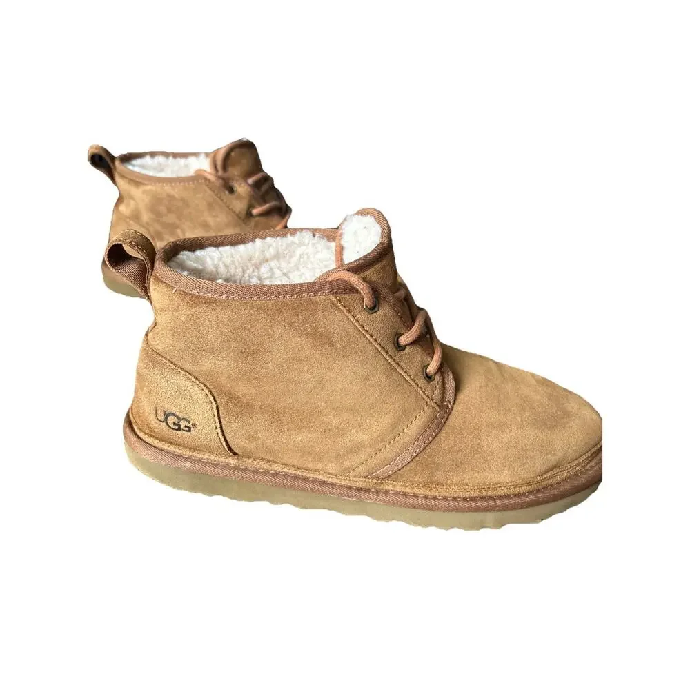 Ugg Neumel Leather And Wool Chukka Boots, Size 10. Cabin Core - Picture 3 of 12